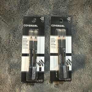 2x CoverGirl Easy Breezy Brow Fill + Define Pencils – 500 Black Noir